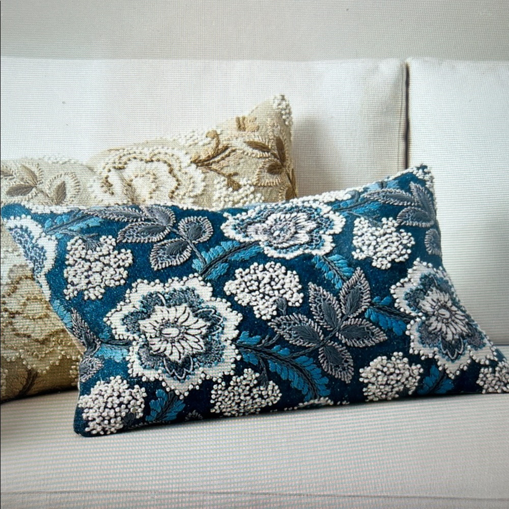 Pottery Barn Dosia French Knotted Lumbar Pillow Cover (Set of 2)- New with Tags